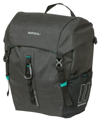 Einzeltasche Basil Discovery 365D M MIK 9L 12 x 25 x 33 cm  schwarz