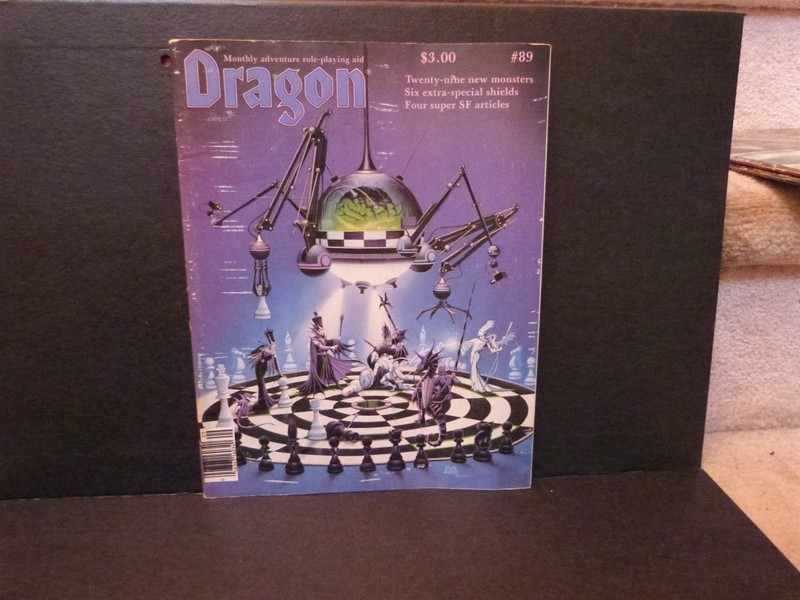Dragon Magazine #89 September 1984 Creature Catalog Crossword puzzle TSR AD&D