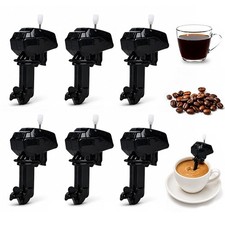 6Pcs Boat Motor Coffee Stirrer,Novelty Boat Motor Coffee Mixer, Wind Up Outbo...