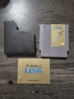 Zelda 2 Adventure Of Link NES 1988 Grey Cart + Manual + Sleeve Authentic