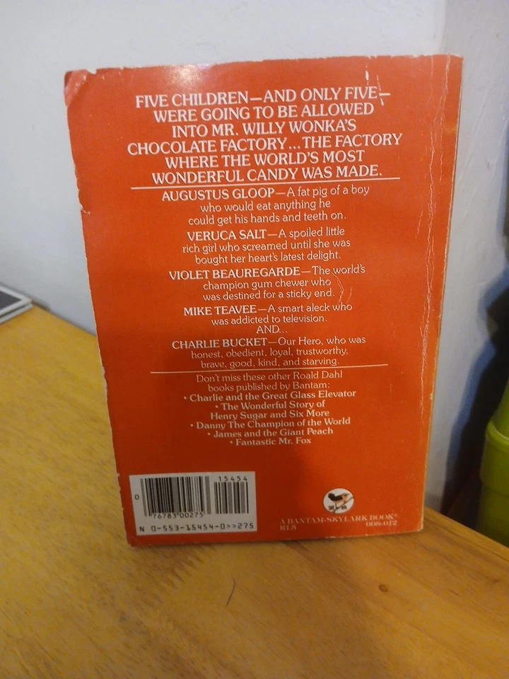 Charlie And The Chocolate Factory Roald Dahl Vtg1964 Foto 2 de 4