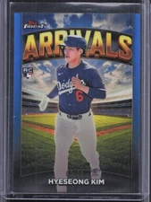 2025 Finest #A-3 Hyeseong Kim Arrivals Blue #/99