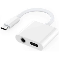 USB-C Headphone Adapter Earphone 3.5mm Jack Type-C Charger Port for SmartPhones