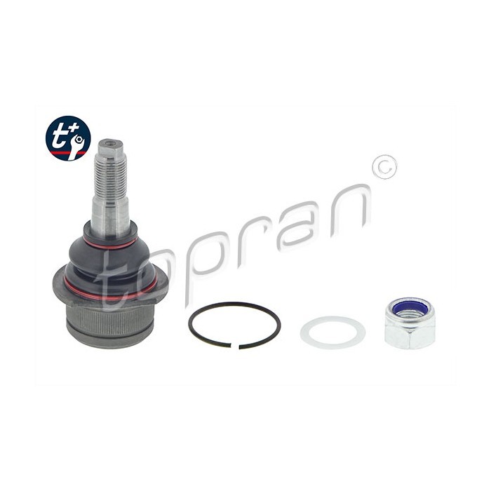Rotule de suspension avant pour VW Transporter III acier forgé durable 251407187