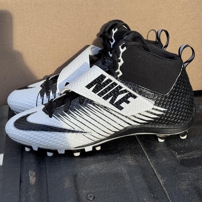 Nike Lunarbeast Strike Pro TD White Black Football Cleats Mens 12 833421-100