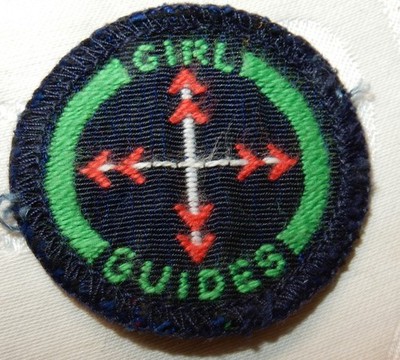 VINTAGE GIRL GUIDES SELBSTVERBESSERUNG PATCH FÜHRUNG KOMPETENZ VERDIENST STOFFABZEICHEN