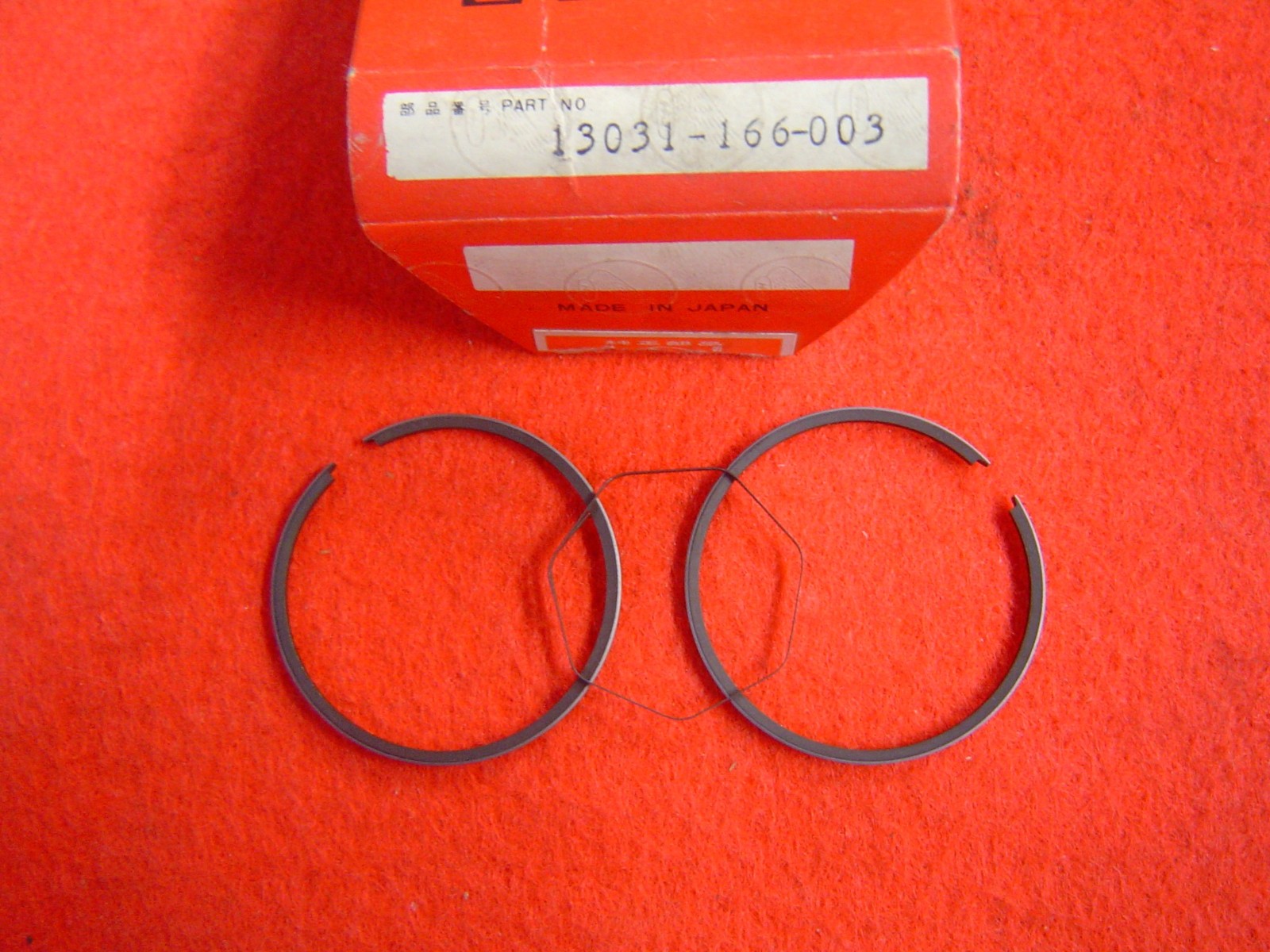 Segments de piston 0.50 pour moteur MB50 remplace la reference 13031166004