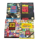 Vintage Nintendo Players Guides Lot - NES & SNES Game Guides Cheat Codes Maps &
