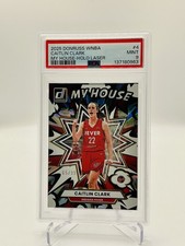 2025 PANINI DONRUSS WNBA MY HOUSE HL #4 CAITLIN CLARK 65/99 PSA 9