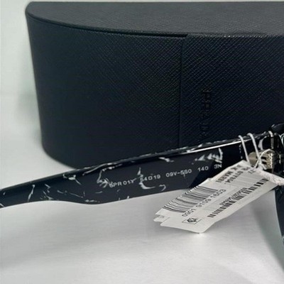 NEW AUTHENTIC- PRADA DARK GREY CAT EYE LADIES SUNGLASSES PR 