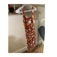 Women’s Size M Regular Rust/Orange Floral dress