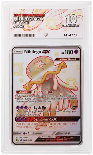 ACE 10 Nihilego Gx SV62/SV94 Hidden Fates Gem Mint Pokemon