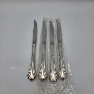 Oneida Rembrandt Distinction Deluxe HH Stainless Flatware Set 4 Steak Knives