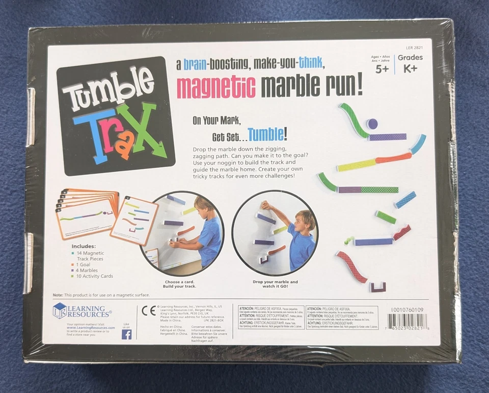Learning Resources Tumble Trax Magnetic Marble Run - Image 2 of 3