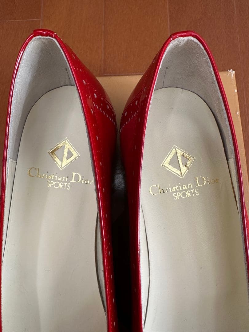 Christian Dior Pumps Heel Leather Red EU35.5/US5.5 116618c thumbnail 8