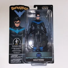 DC Nightwing BendyFigs The Noble Collection Action Figure  NEW IN BOX 
