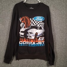 Ford Cobra Jet Print Mens Long Sleeve Shirt S...