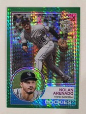 2018 Topps Silver Pack 1983 35th Silver Pack Nolan Arenado Green /99 Rockies