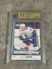 2017-18 UD Series 1 Brock Boeser Young Guns Rookie Card Graded MNT 9.5!! MINT!!!. rookie card picture