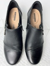 Women s Clarks Emslie Warren Black Leather Shooties 8