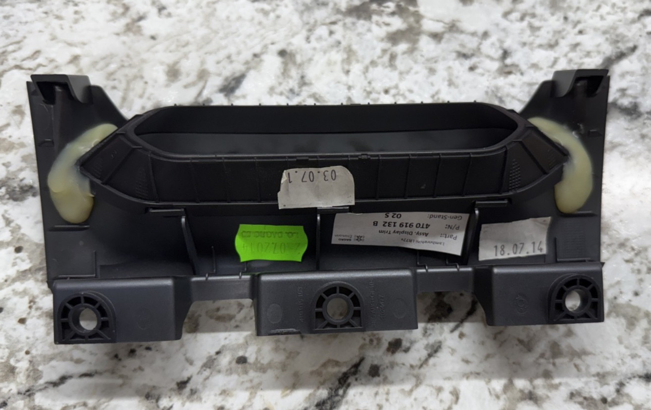 Lamborghini Huracan, Center Console Screen Bezel, P/N 4T0919132F