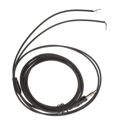  2 Stück1.5MLong BlackKopfhörerReparaturKabelTPEHeadsetHalbzeuge aus