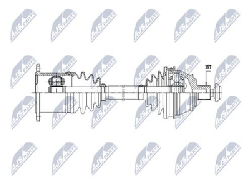 Original NTY Drive Shaft NPW-AU-069 For Audi