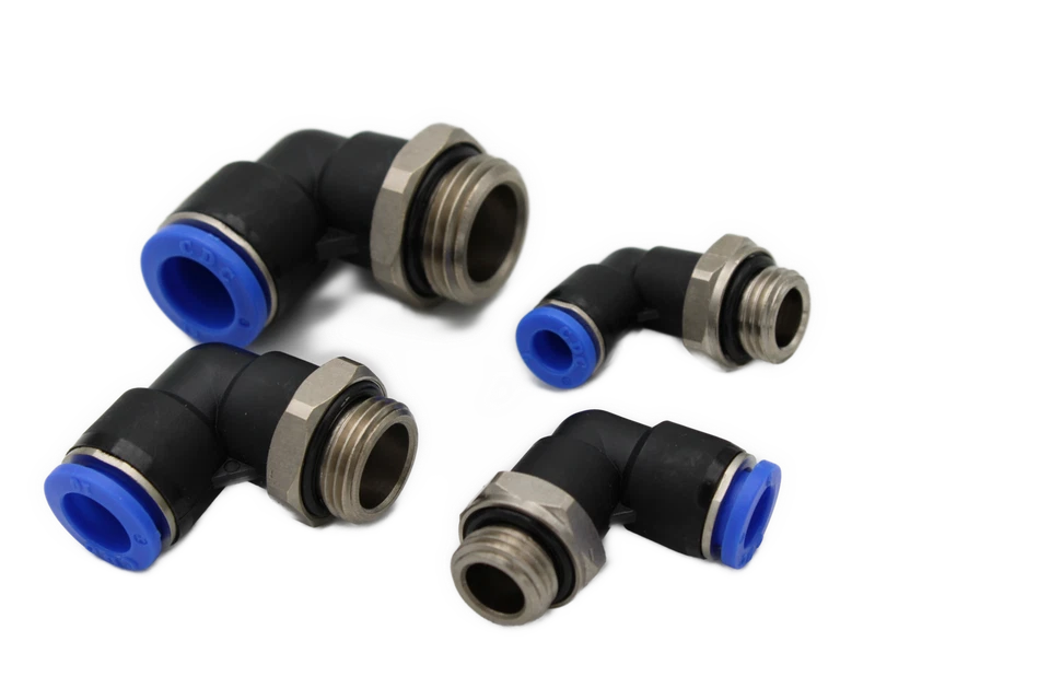 CDC PNEUMATICS CDC Pneumatik Steckverschraubung Winkel 90° G 1/8" - 6mm IQS MPL-06-G01