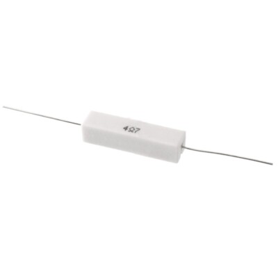 Draht-Widerstand  12 Ohm 5W 5% 9,4x9,4x22mm