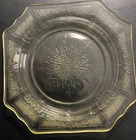 Princess Depression Glass 5.5" plate - Yellow - Hocking Glass Co. --a