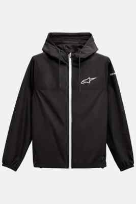 Alpinestar Treq schwarze WINDBREAKER LEICHTE JACKE - 1232 11020