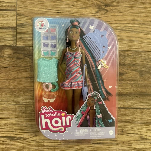 Barbie Totally Hair Butterfly-Themed Doll 15 Hair & Fashion Accessories New T5