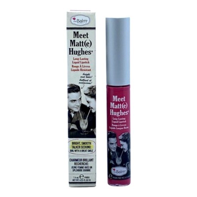 TheBalm Meet Matte Hughes Long Lasting Liquid Lipstick Chivalrous  0.25 oz