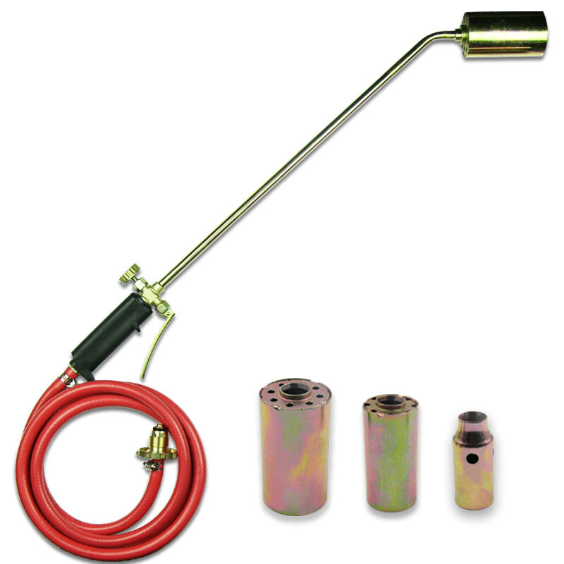 Propane Cylinder Interface Spray Gun, Campfire Starter Ice Melt Nozzle Hose
