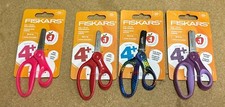 Lot of 4 Fiskars 5  Scissors Blunt Tip 4 New A1S2 