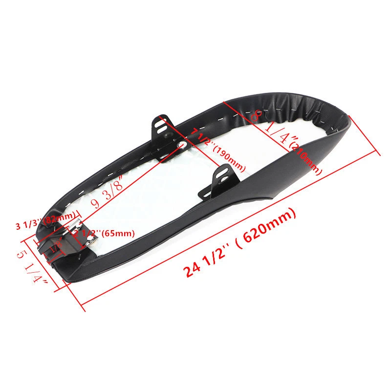 Universal Black Hump Vintage Cafe Racer Seat For BMW R50 R60 R80 R90 Motorcycle - Image 2 of 4