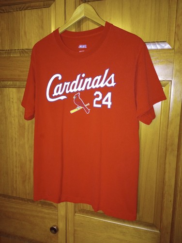St Louis Cardinals Ankiel 24 T-Shirt Size Medium print front and back CSA Cotton - Picture 9 of 18