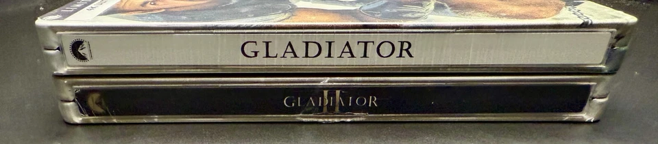 GLADIATOR & GLADIATOR II US EXCLUSIVE 4K UHD BLURAY STEELBOOKS **NEW & SEALED!** - Image 3 of 4