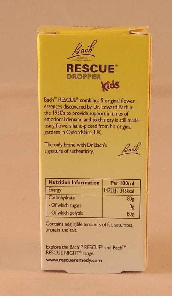 Cuentagotas Bach Rescue Remedy para niños 10 ml mejor antes 06/2026 Foto 2 de 2