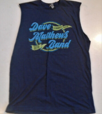 Dave Mathews Band Mens Graphic T Shirt Size Large Concert 2018 Tour