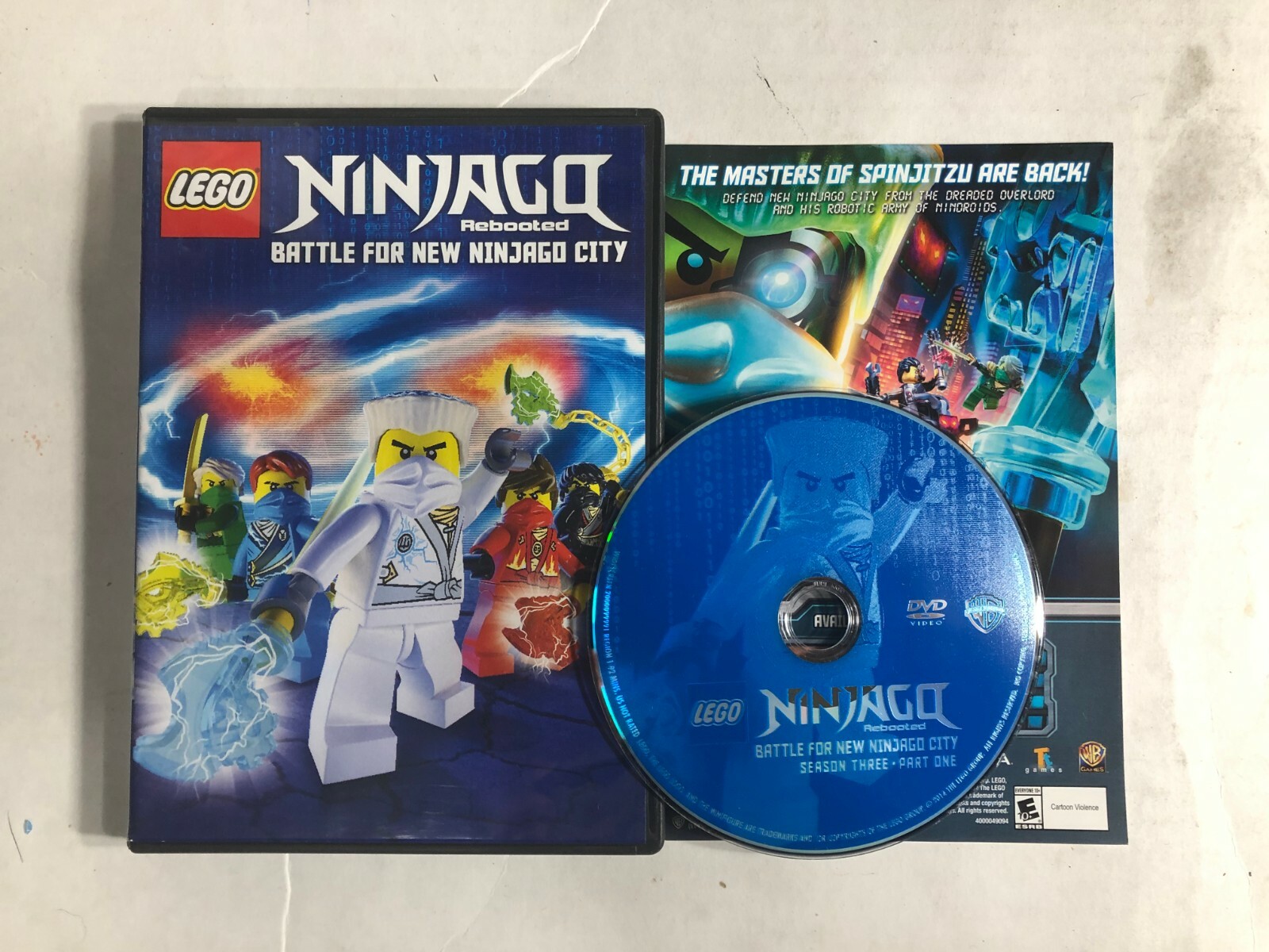 LEGO Ninjago Rebooted: Battle for New Ninjago City - Season 3, Pt. 1 (DVD, 2014) 883929413959 | eBay