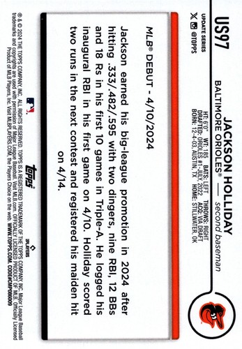 2024 Topps update series RC #US8-343 YOU PICK - Picture 10 of 26