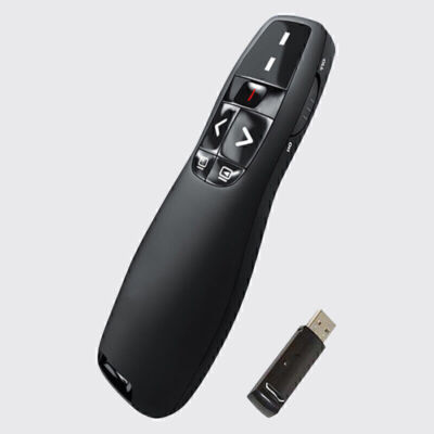 2.4 GHz USB Presenter Powerpoint Clicker Präsentation Fernbedienung Wireless~