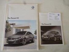 Volkswagen Passat CC UK Sales Brochure May 2011 + Model & Options Price Booklet.