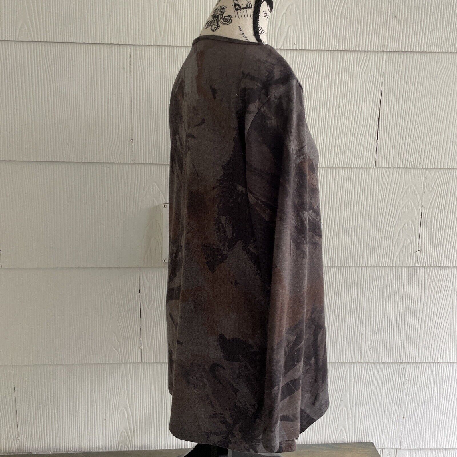 Apropos Top Multicolored Long Tunic Shirt Long Sl… - image 6