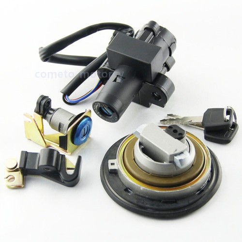 For Honda Ignition Switch Fuel Gas Tank Cap Seat Lock Key VTR1000F Firestorm - Picture 6 of 11