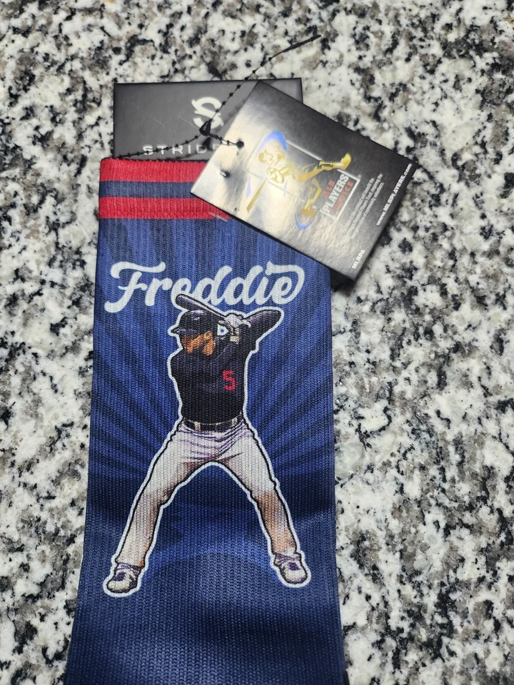 LA Dodgers Freddie Freeman Socks Atlanta Braves Baseball Licensed M/L Unisex - Image 3 of 4
