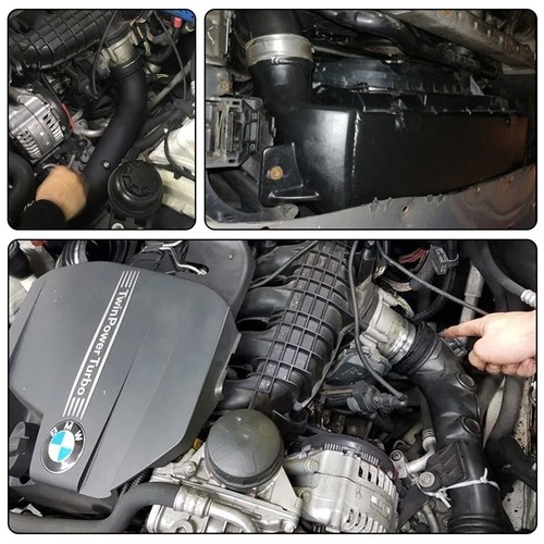 Intercooler W/Super Charge Pipe Kit For BMW N55 E8X E9X E82 E88 E90 135i Black - Picture 11 of 11