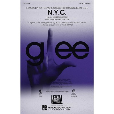 N.Y.C. (from Annie) SATB by Glee Cast (TV Series) arranged by Mark Brymer