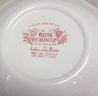 15-Piece Lot Johnson Brothers Rose Chintz Various Plates England
